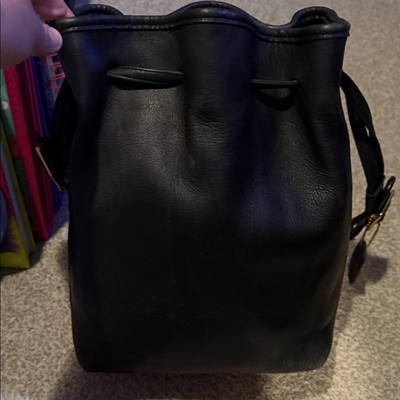 Coach Other - Coach Rare Vintage Black Leather Bag